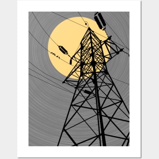 Electric tower Posters and Art